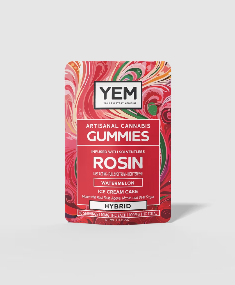Watermelon Rosin Infused Gummies