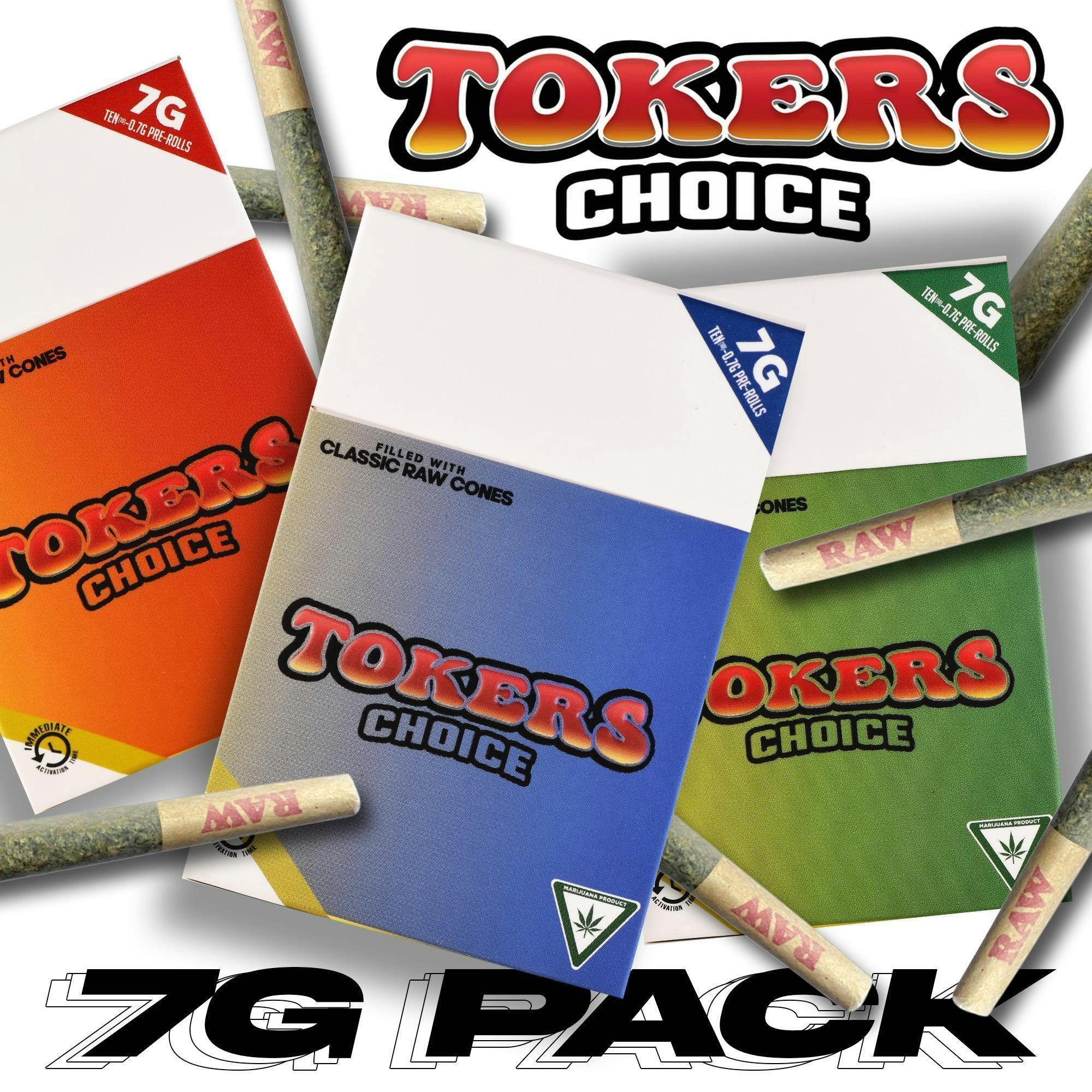 Toker's Choice Spreez Pre Roll Pack (10 x .7g)