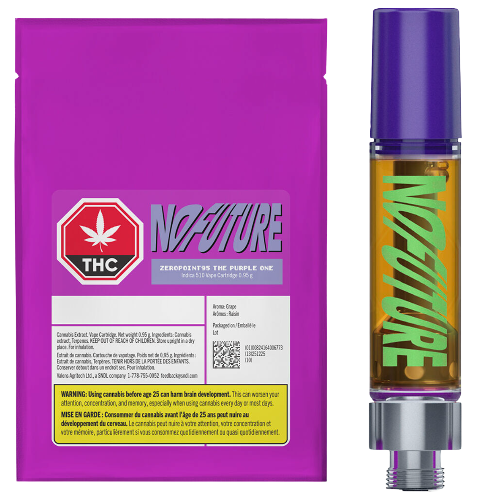 ZeroPoint95 - The Purple One Cartridge | 0.95g