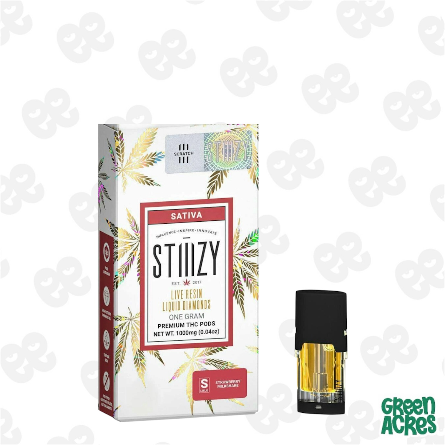 Stiiizy: Strawberry Milkshake 1G LQD POD