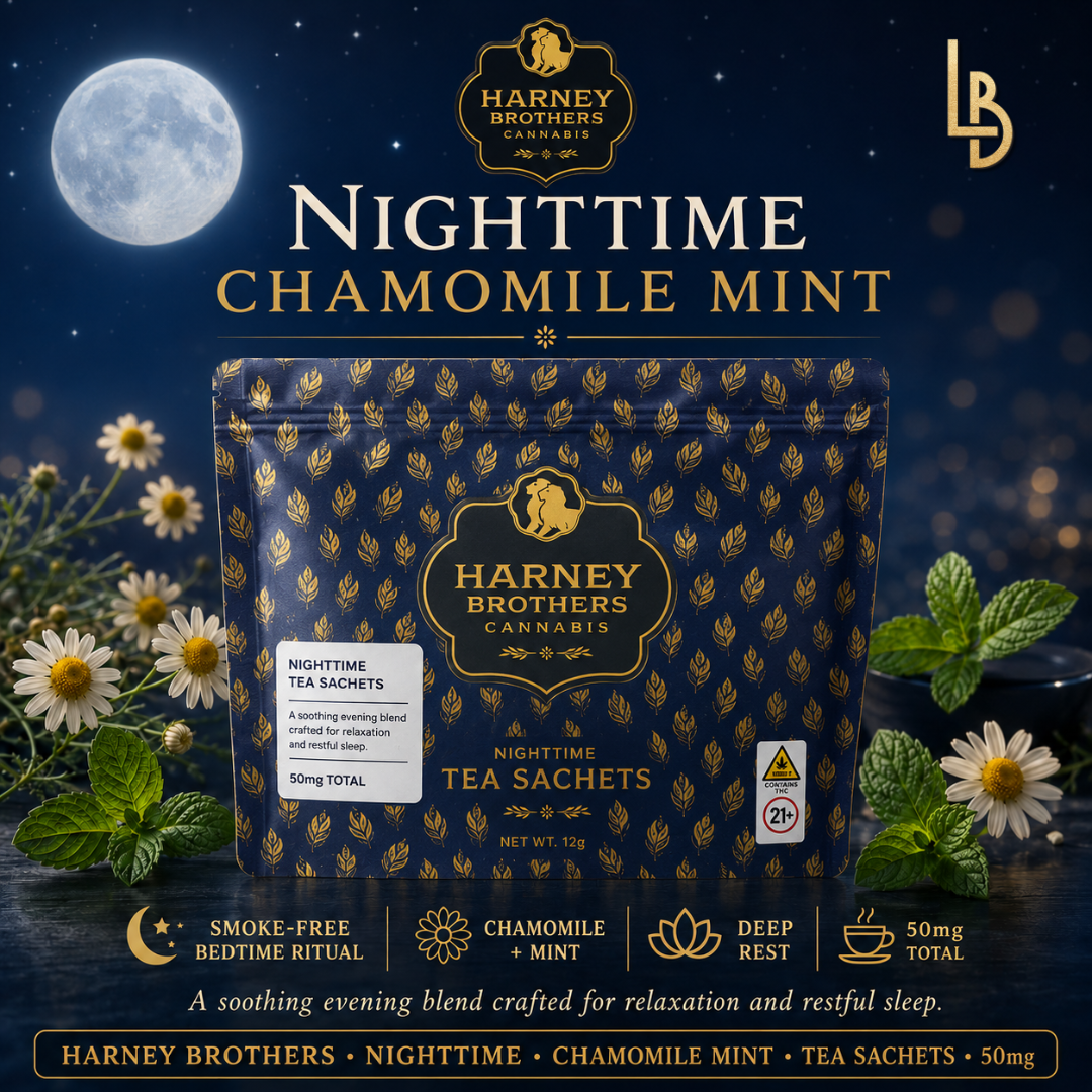 Harney Brothers | Nighttime | Chamomile Mint | Tea Sachets | 50mg