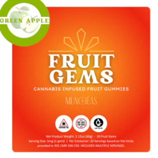 Green Apple Fruit Gems