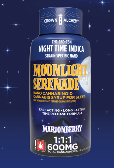 Cannabull | Moonlight Serenade 1:1:1 | Nano-Cannabinoid Syrup | 600mg