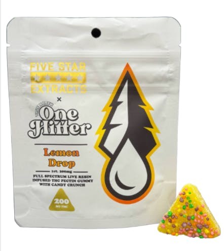 True North Collective Gummies - Lemon Drop Resin One Hitter - 200mg