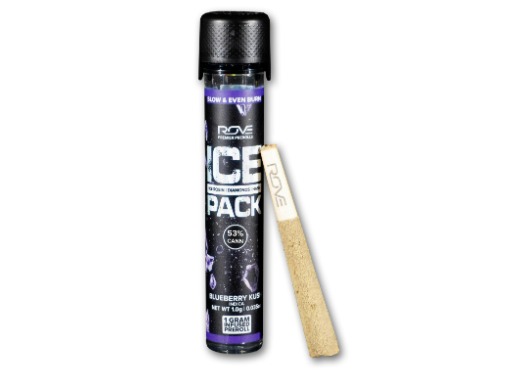 Rove - Blueberry Kush Rosin Diamond Hash Infused Preroll - 1g
