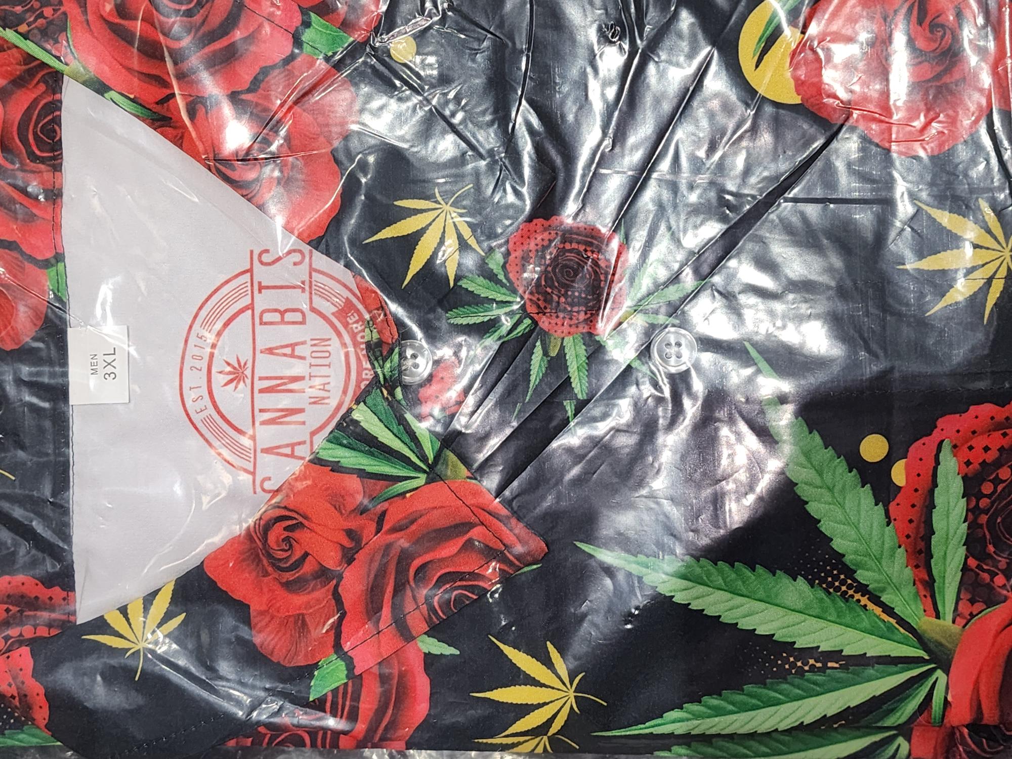 Clothing Cna Red Rose Button Up All Sizes