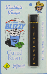 Freddy's Fuego Oreo Blizzy (Hybrid) 1g Cured Resin Disposable