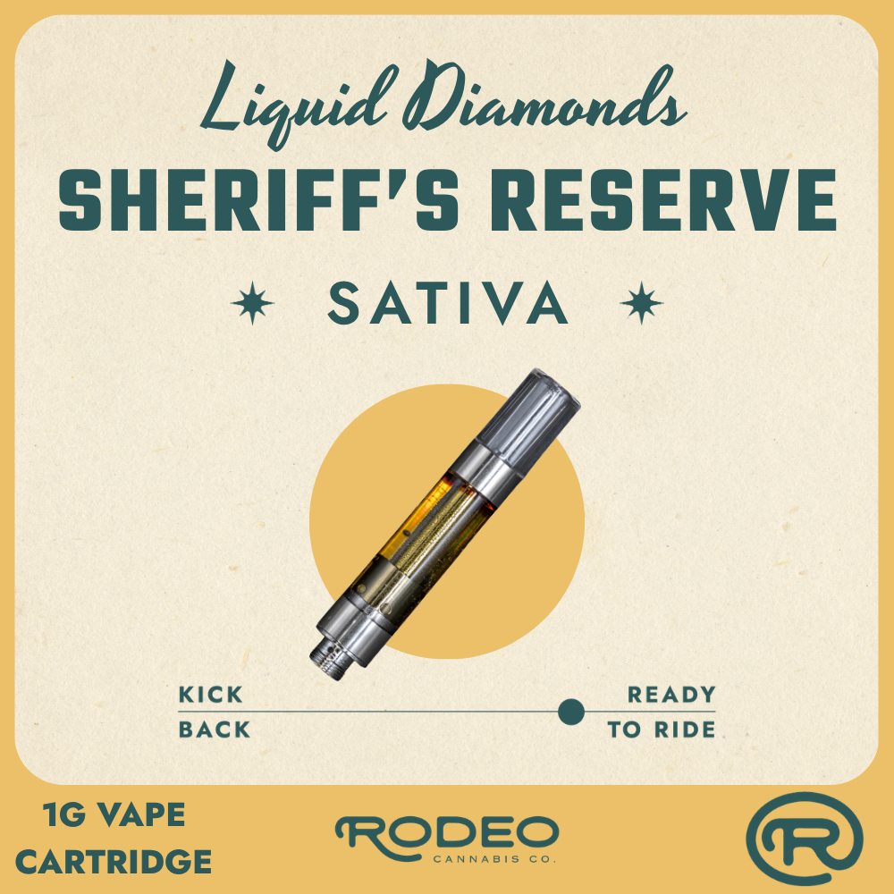 Rodeo Liquid Diamonds Sheriff's Reserve (S) 1g Vape (C0070000572)