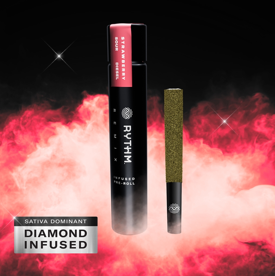 RYTHM REMIX Joint 1g Infused: Strawberry Sour Diesel
