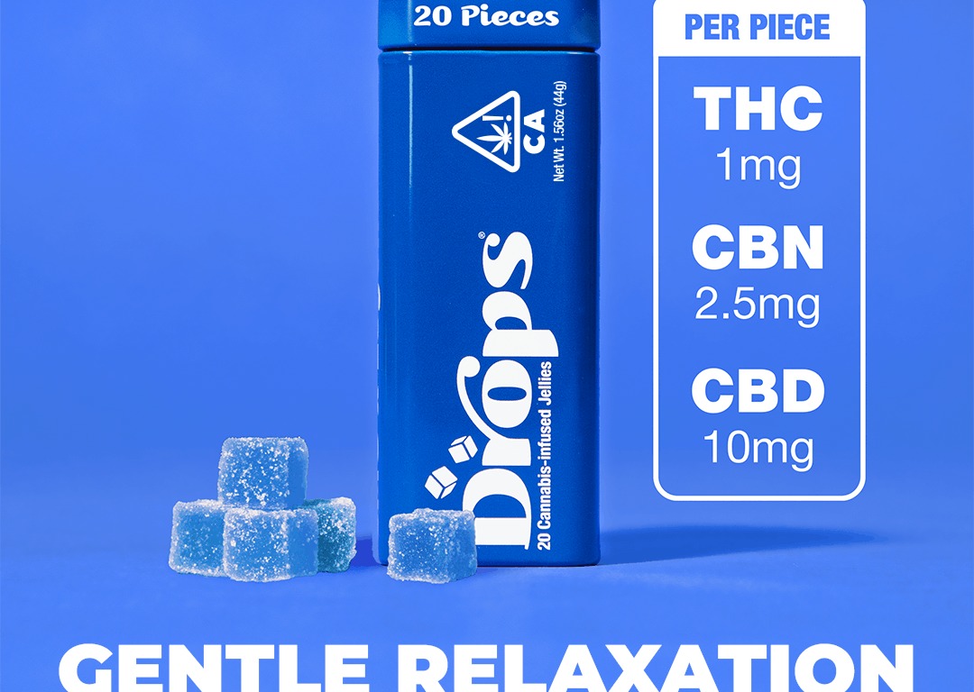 EDIBLE GUMMY - 100MG - 20 PACK - INDICA - BLUEBERRY 2:20:5
