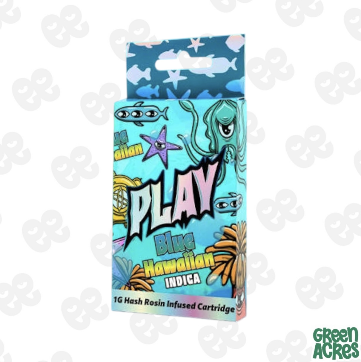 Blue Hawaiian 1G Hash Infused Cart