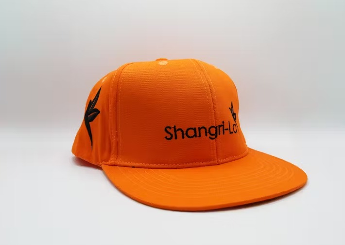 Embroidered Orange W/black Embroidery Snapback