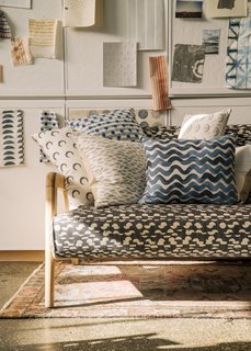 From Sketchbook to Loom, We Reveal How a Brooklyn Designer Created Her New Ocean-Inspired Textile - Photo 14 of 26 -