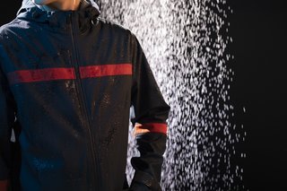 The Maxwell Stripe Long Parka ($295) is waterproof and windproof while staying breathable.