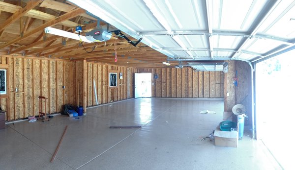 The original space was an unfinished expanse with concrete floors. With Treadlight Construction, Losada-Amor replaced the concrete with cement, installed plumbing, and updated the electrical system for residential use. 