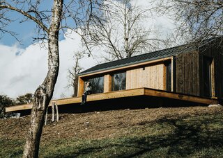 A Prefab Tiny House Springs Up on a Fairytale Site in the Bavarian Alps