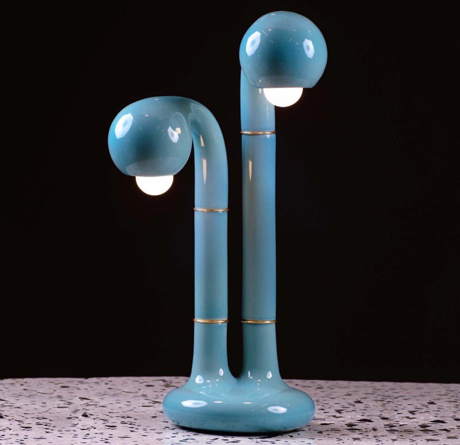 Entler 2 Globe Table Lamp by Dwell Dwell