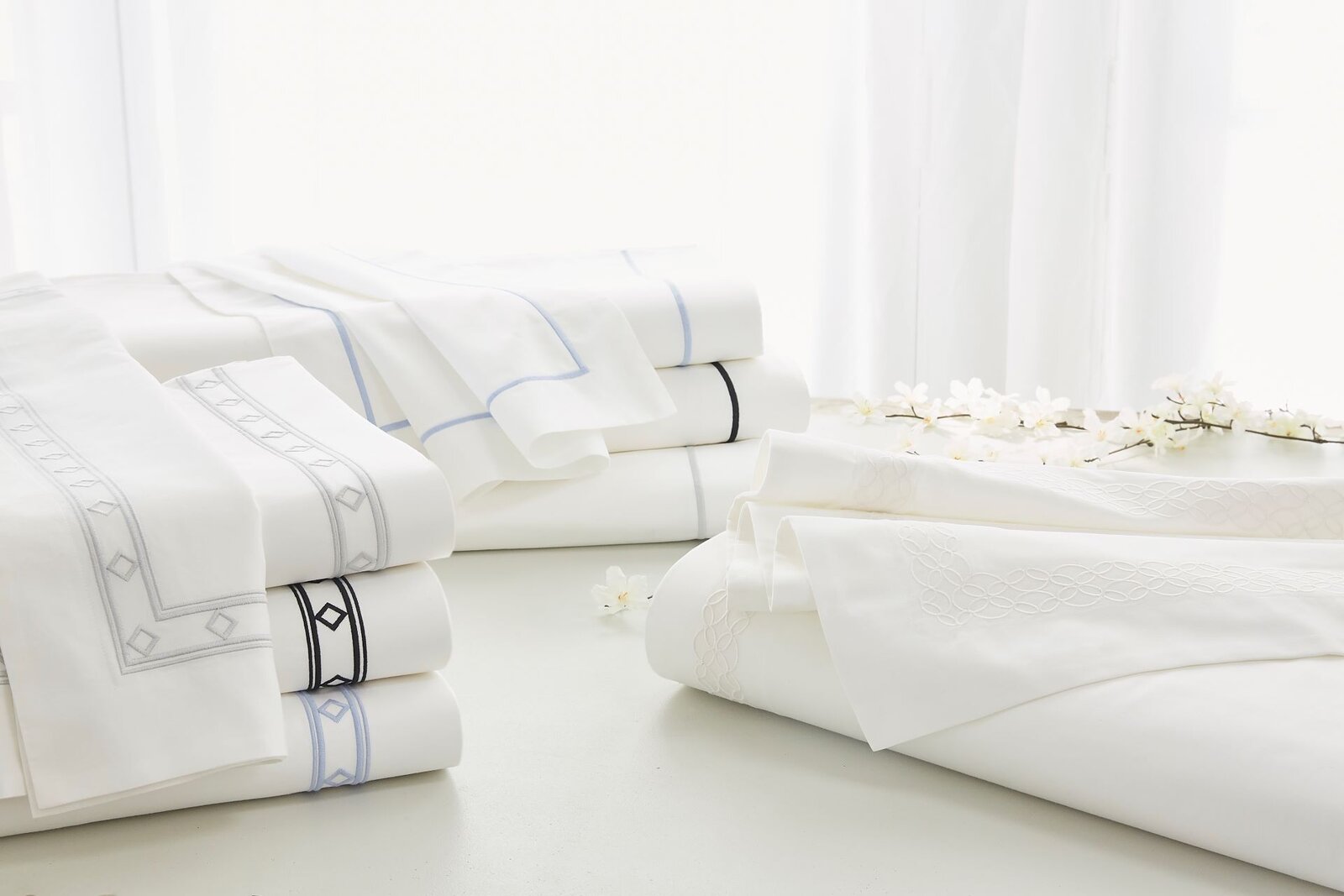The RitzCarlton Frette Embroidered Linens by The RitzCarlton Shops