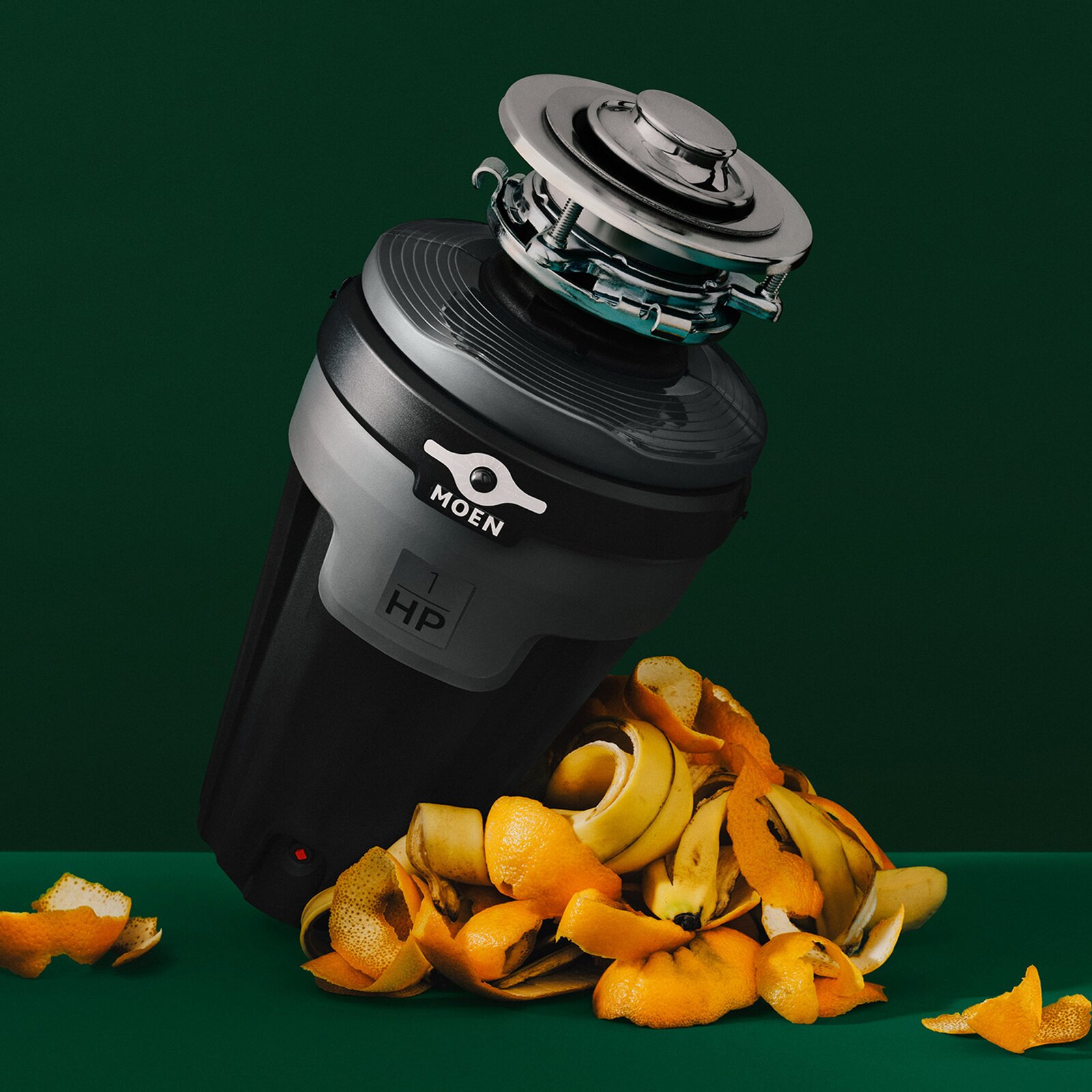 EX Series 1 Horsepower Lighted Garbage Disposal by Moen by Dwell Dwell