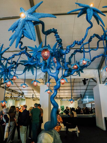 A giant lighting piece called