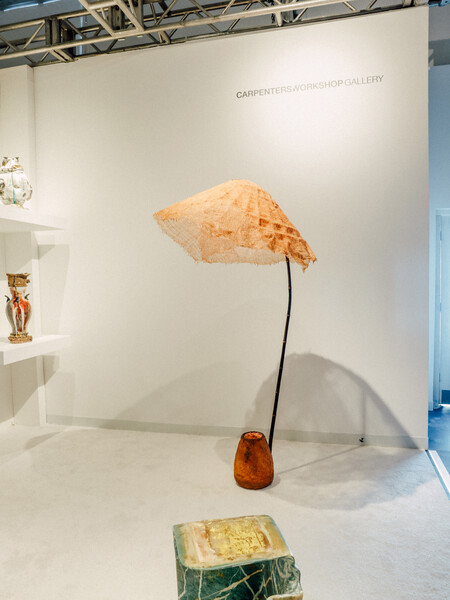 A floor lamp by A+A Cooren at Carpenters Workshop was equally Seussian.