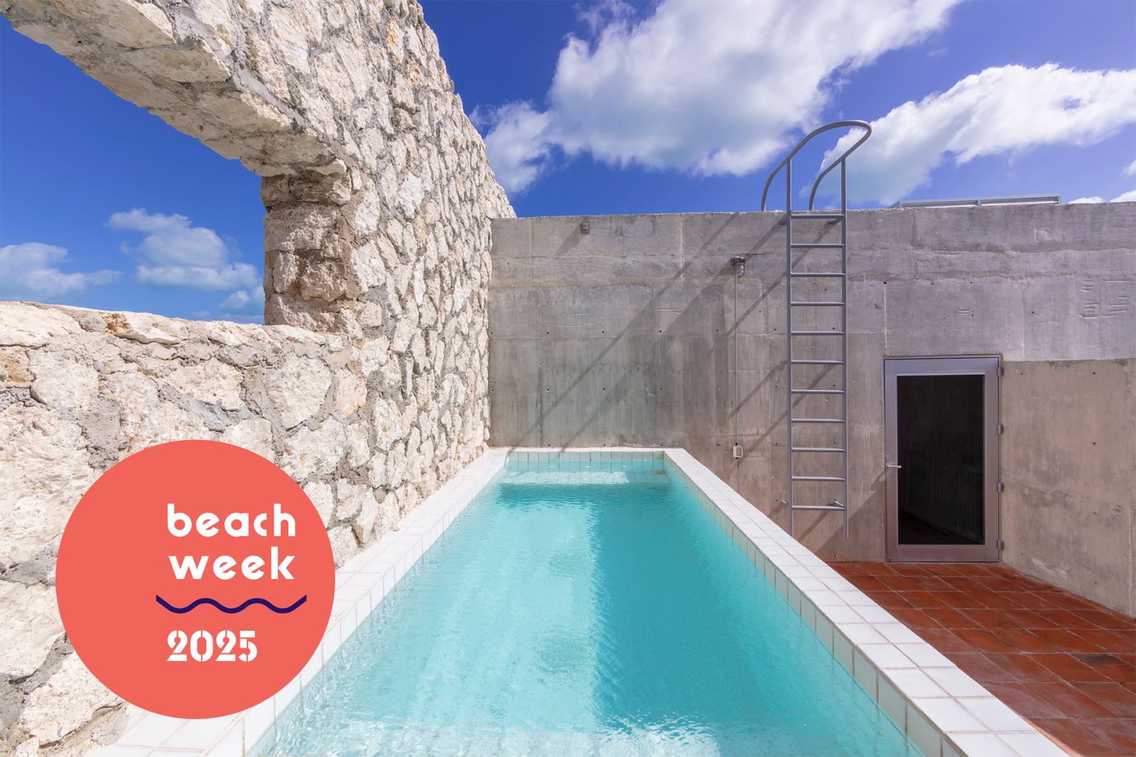 Lanza Atelier salvaged stone excavated from a building site to create a different kind of beach house in Cancún.