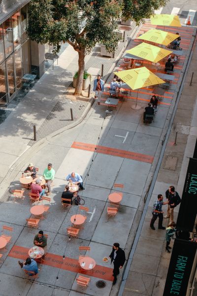 Landing at Leidesdorf in San Francisco