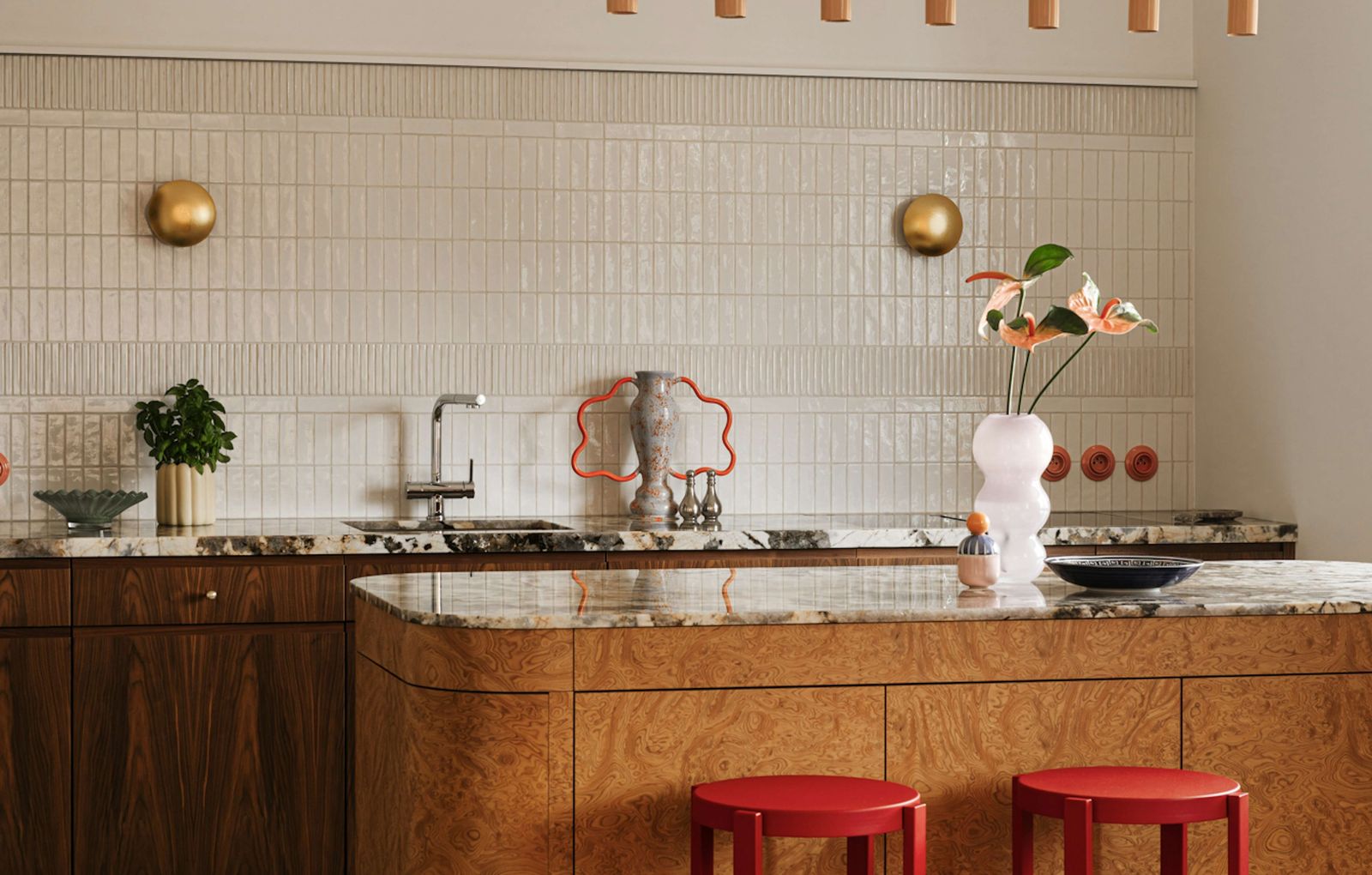 Penny, Subway, Mosaic—This Renovated Warsaw Home Is a Master Class in Tile