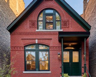 Before & After: They Rebuilt Their Home’s Historic Brick Facade—but the Back Is a Different Story