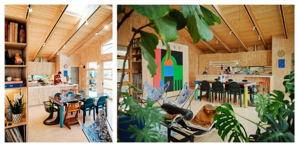 <span style="font-family: Theinhardt, -apple-system, BlinkMacSystemFont, "Segoe UI", Roboto, Oxygen-Sans, Ubuntu, Cantarell, "Helvetica Neue", sans-serif;">Time has given Isaac Resnikoff’s home a slight yellowing, as seen in photos from 2021 (left) and 2024 (right). </span>