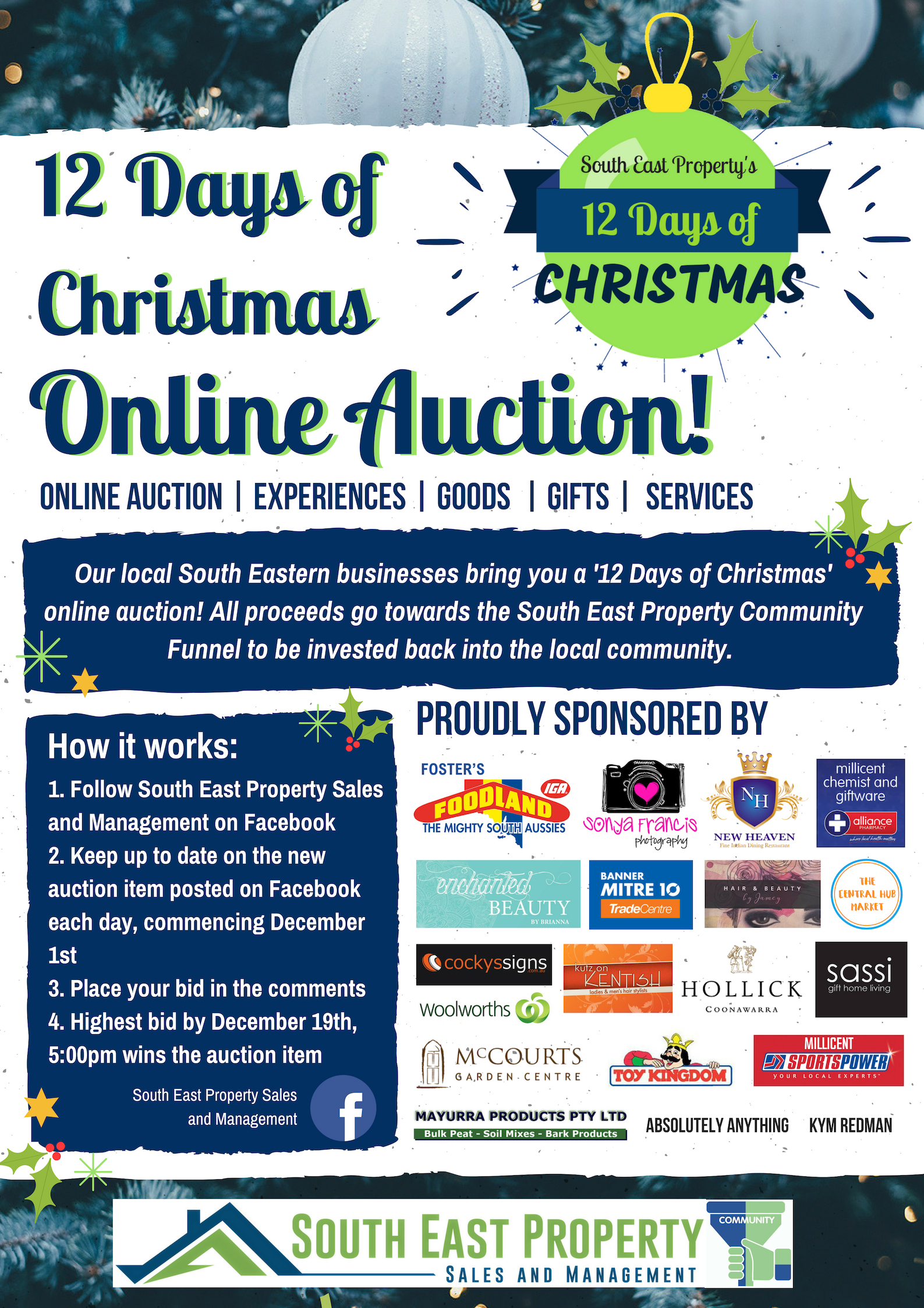 12 Days of Christmas Online Auction