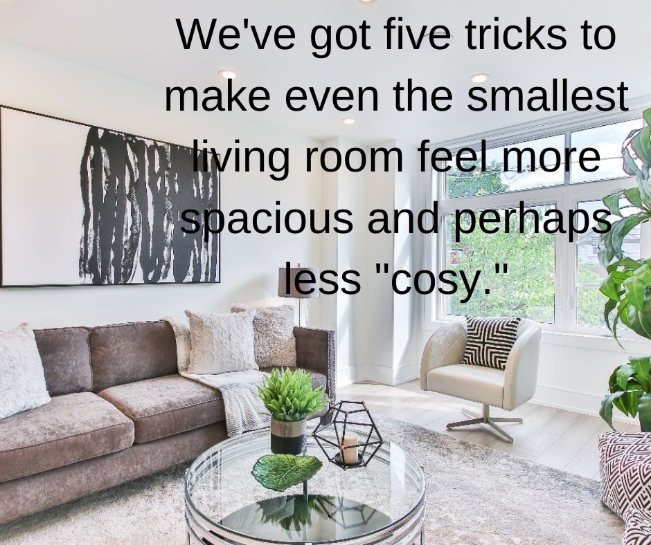 5 tricks for bigger living areas