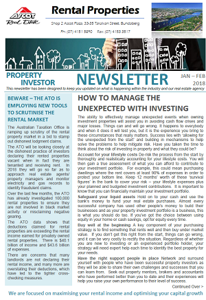 Property Investor Newsletter Jan-Feb 2018