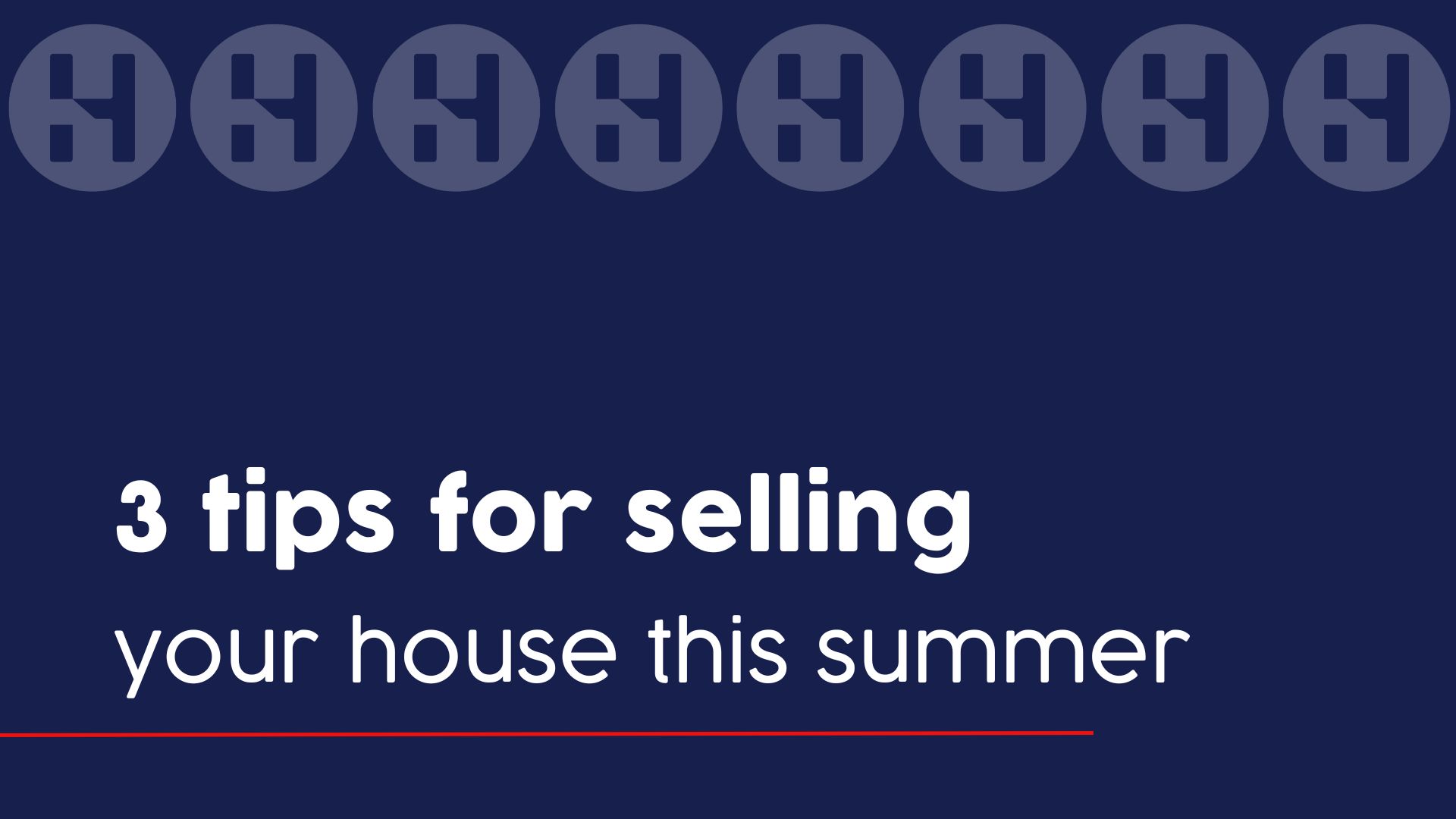 3 tips for selling your house this summer!