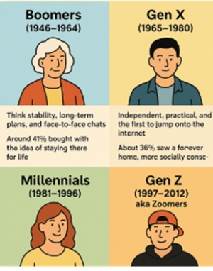   Boomers vs. Zoomers: How Do Different Generations See Property?   