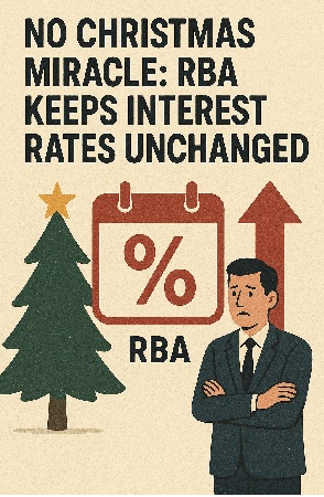 No Christmas Miracle: RBA Keeps Interest Rates Unchanged
