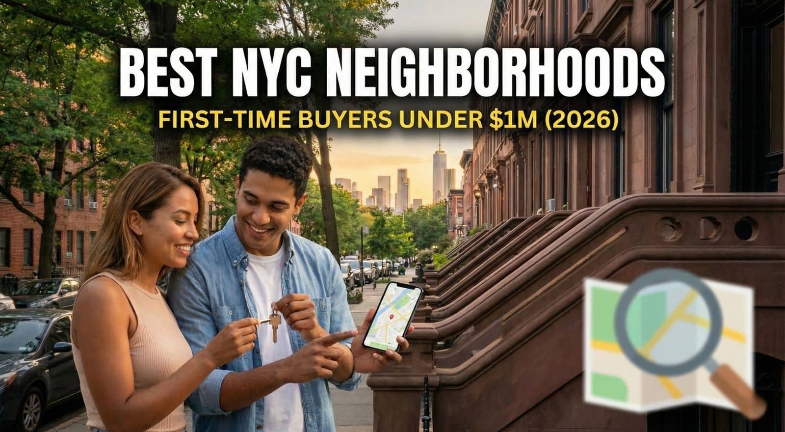 Best NYC Neighborhoods for First-Time Buyers Under $1M in 2026