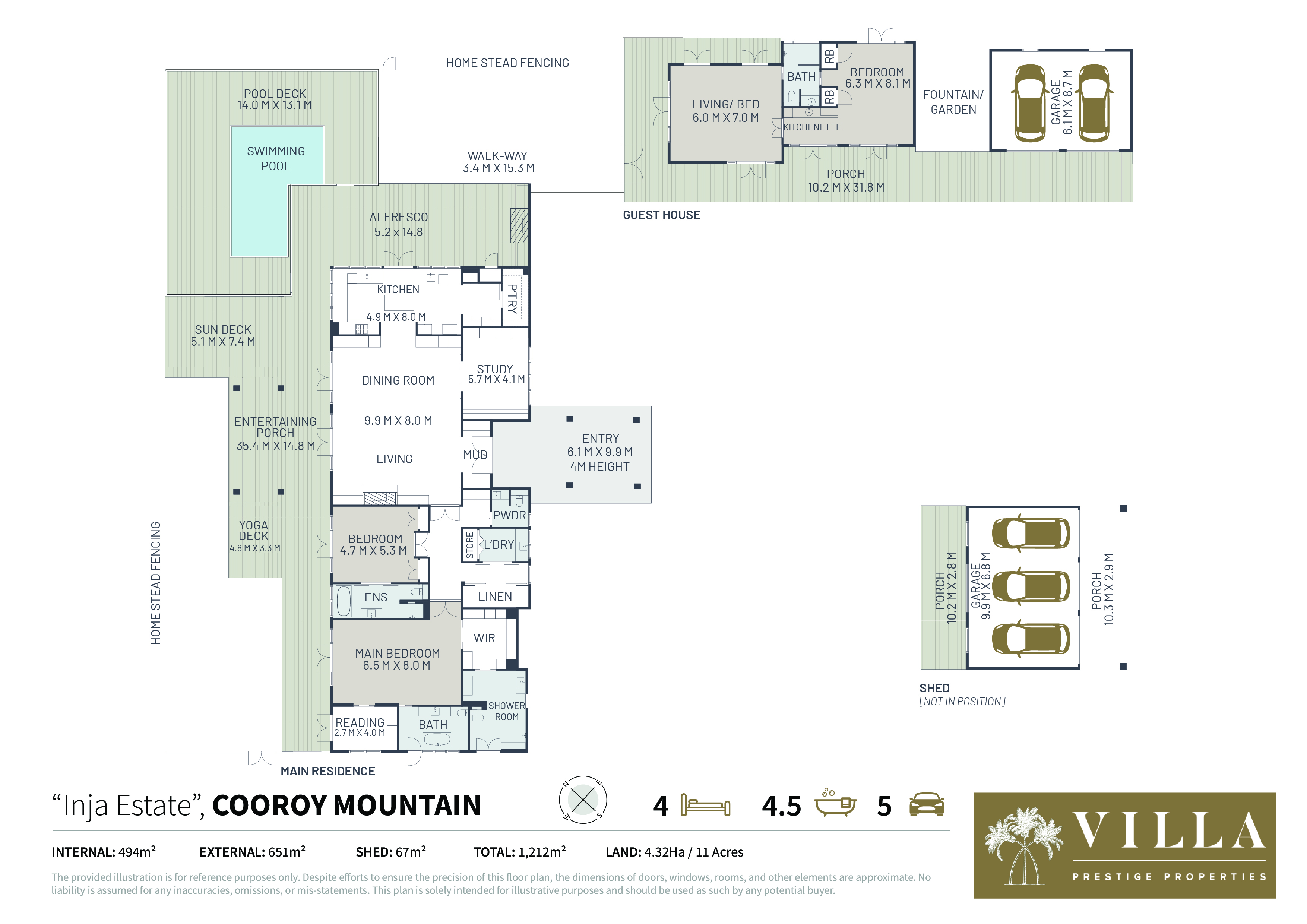 Cooroy Mountain For Sale by Farmbuy.com - floorplan 1
