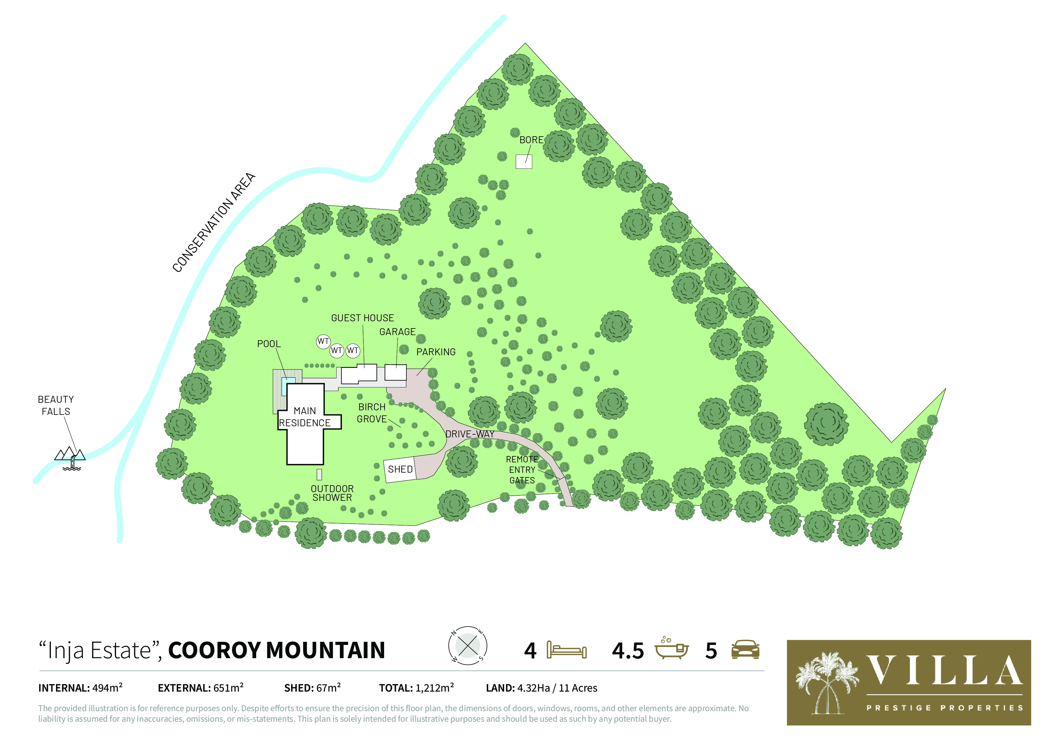 Cooroy Mountain For Sale by Farmbuy.com - floorplan 2