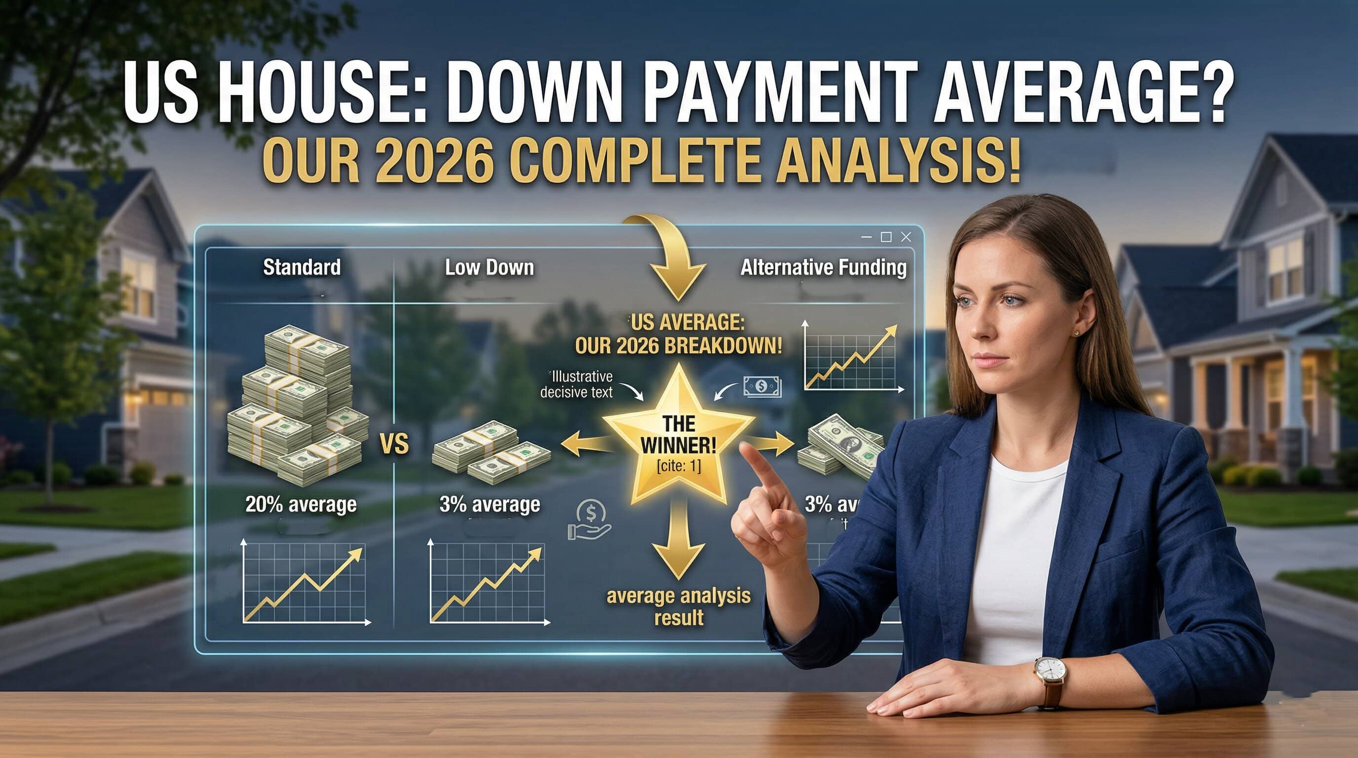What is the Average Down Payment for a House in the US in 2026?