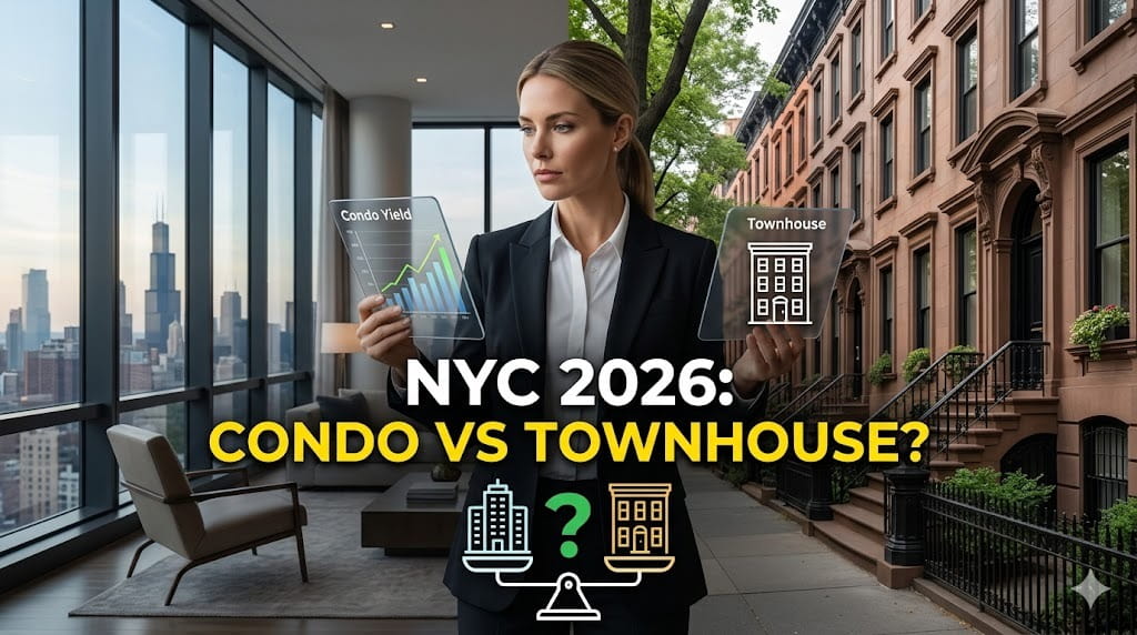 The Asset Debate Condo vs Townhouse NYC -  Which Wins in 2026