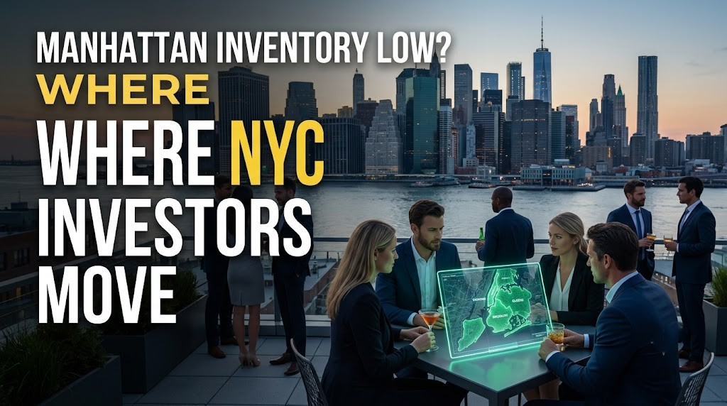 Manhattan Inventory Is 8% Below Last Year. Here's Where NYC Investors Are Moving Their Money Instead. 