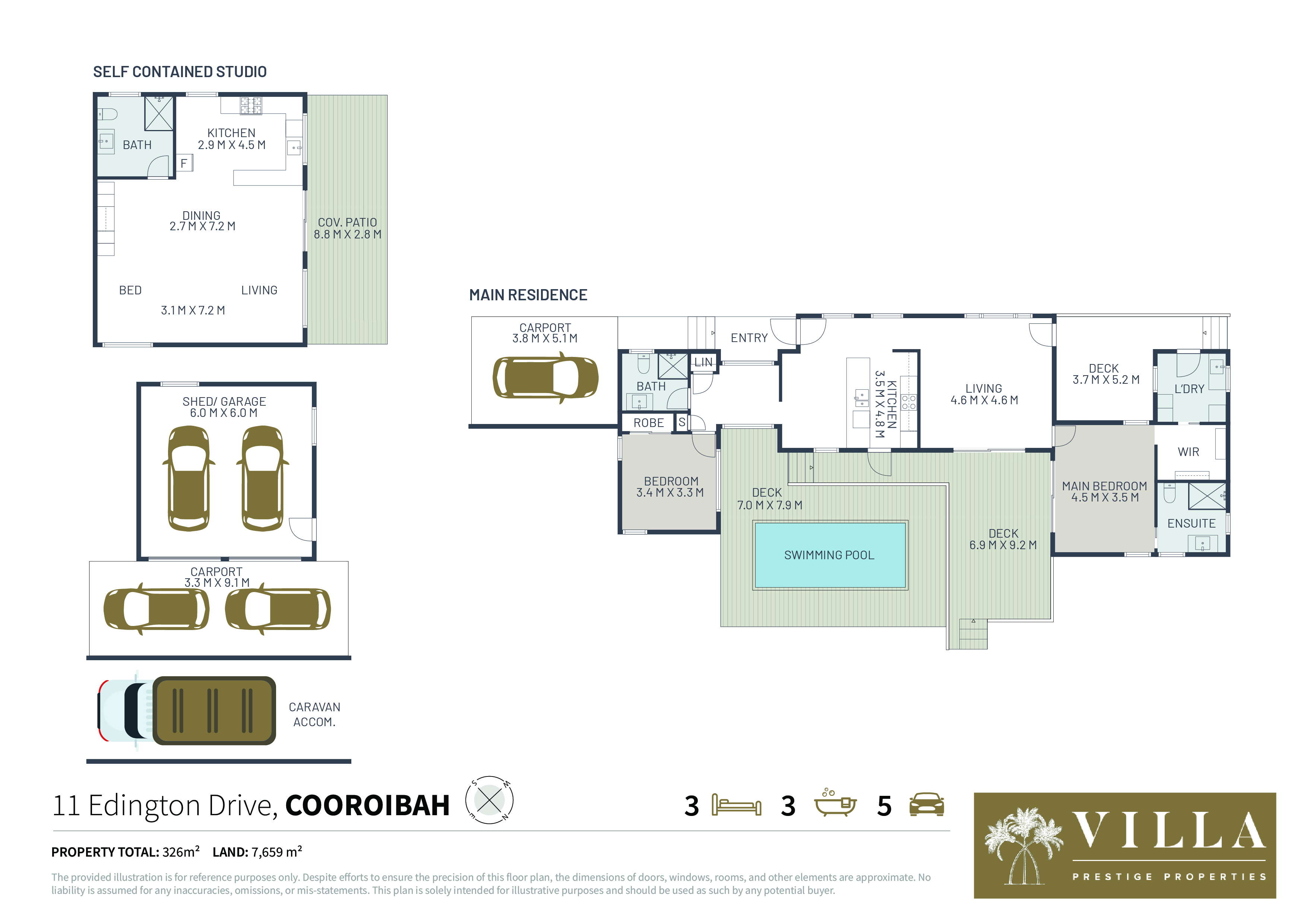 11 Edington Drive, Cooroibah For Sale by Farmbuy.com - floorplan 1