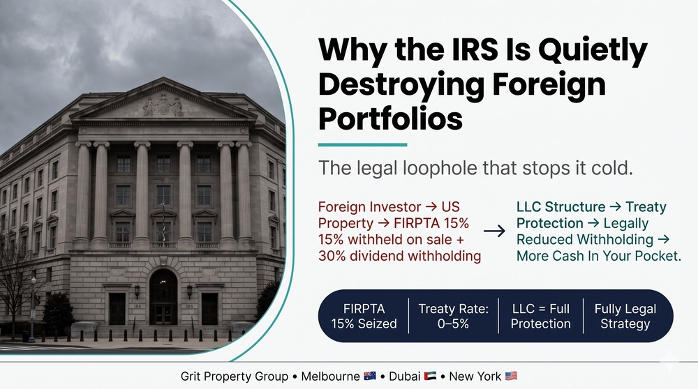 Why the IRS Is Quietly Destroying Foreign Investor Portfolios (And the Legal Loophole That Stops It)