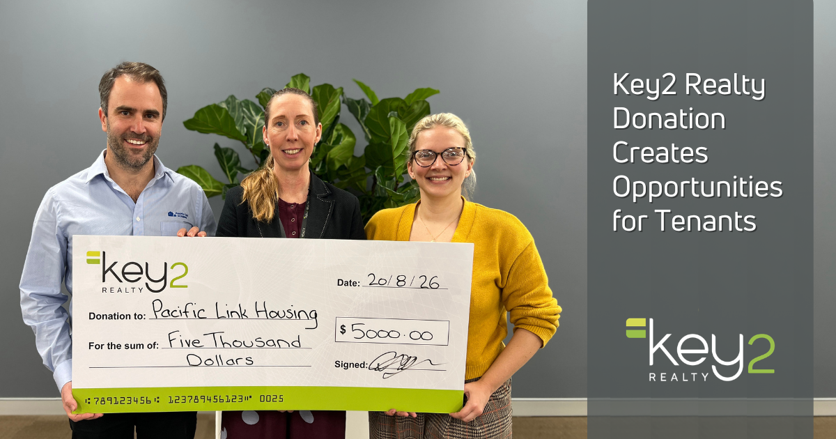Key2 Realty Donation Creates Opportunities for Tenants