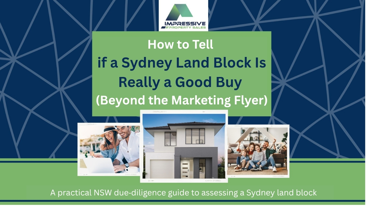 How to Tell if a Sydney Land Block Is Really a Good Buy (Beyond the Marketing Flyer)