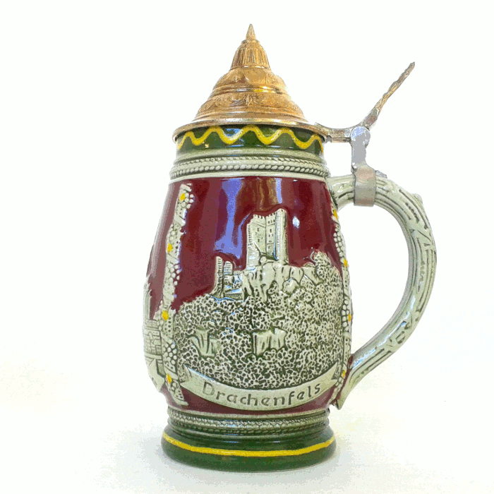 Marzi & Remi Landmarks Beethoven, Drachenfels, Dom zu Köln German Beer Stein eBay