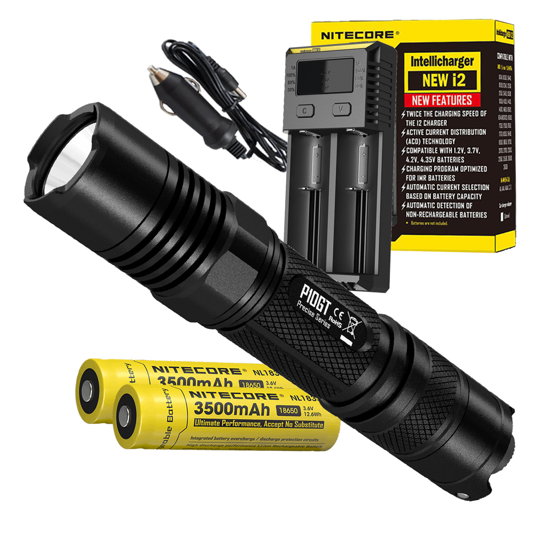 NITECORE P10GT Precise Series 900 Lumen Long Throw Flashlight Sporting