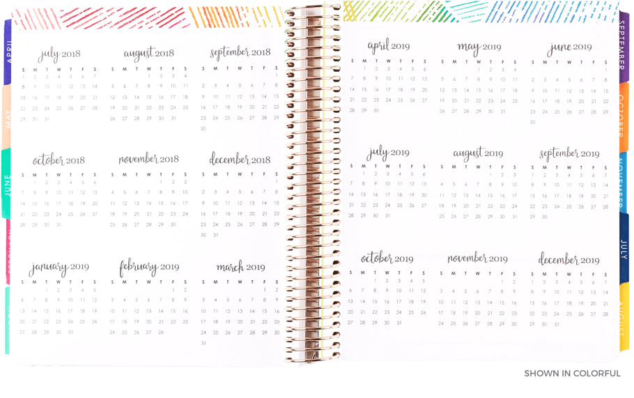 large monthly planner deluxe