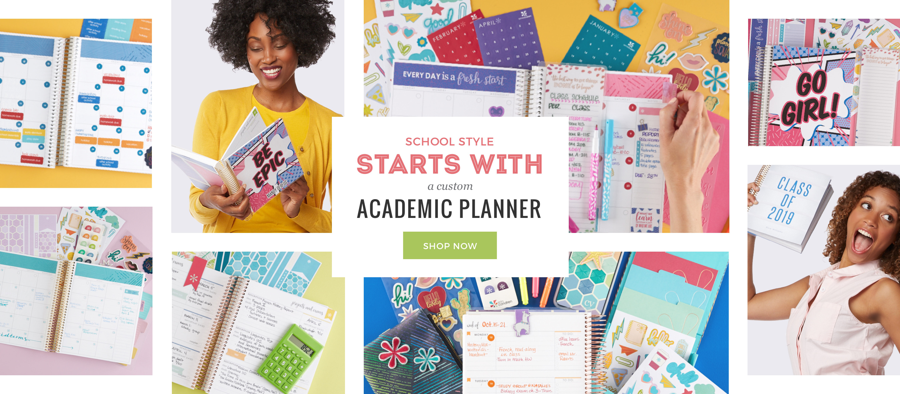 academic planners academic year planner erin condren